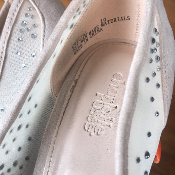 Powder pink 4.5” heels with crystals size 10 - Picture 5 of 5